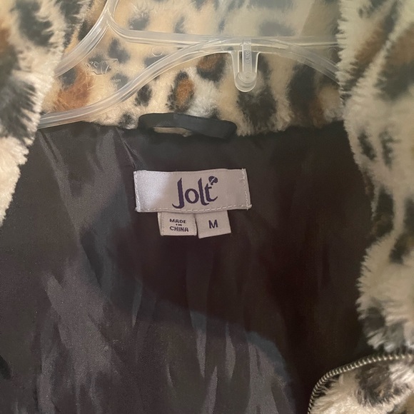 Girls Size medium Jolt fax fur zip up vest - Picture 4 of 4